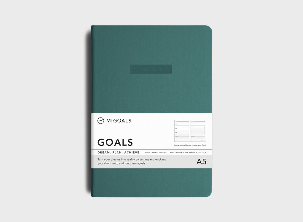 NEW COLOURS - MiGoals | Goals Journal (RRP £18)