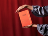 Karst orange coloured gratitude journal made with environmentally friendly stone paper