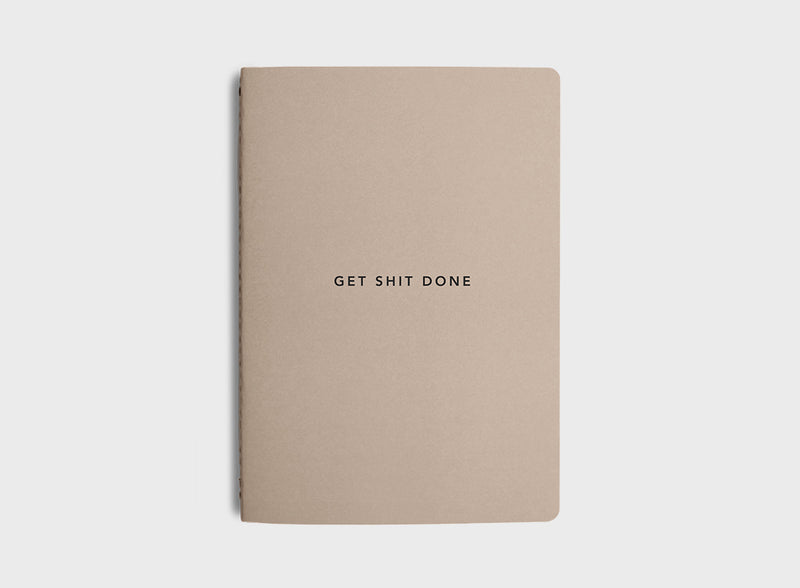Get Shit Done To-Do-List Notebook A6 and A5 (RRP: £4.50-£6)