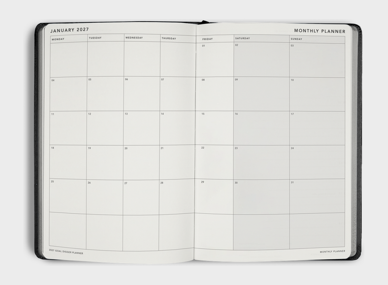2027 MiGoals Goal Digger Diary - Bold (RRP £28)