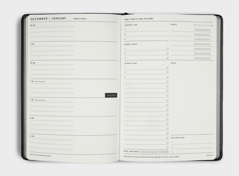 2027 MiGoals Goal Digger Diary - Classic (RRP: £28)