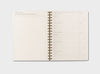 Daily Planner showing 12 month plan layout for Life breakdown of goals and tasks