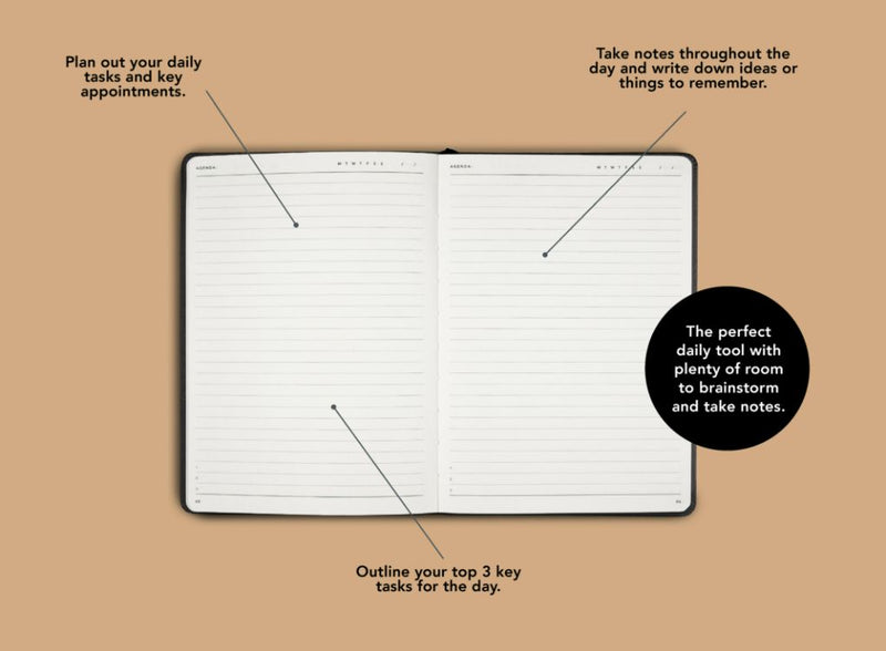 MiGoals | Lined Notebook - Notes Journal (RRP: £13)