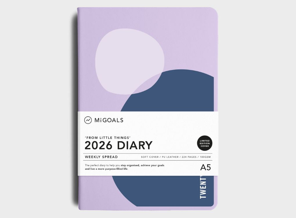 2026 MiGoals A5 Weekly Spread Diary (RRP: £20)