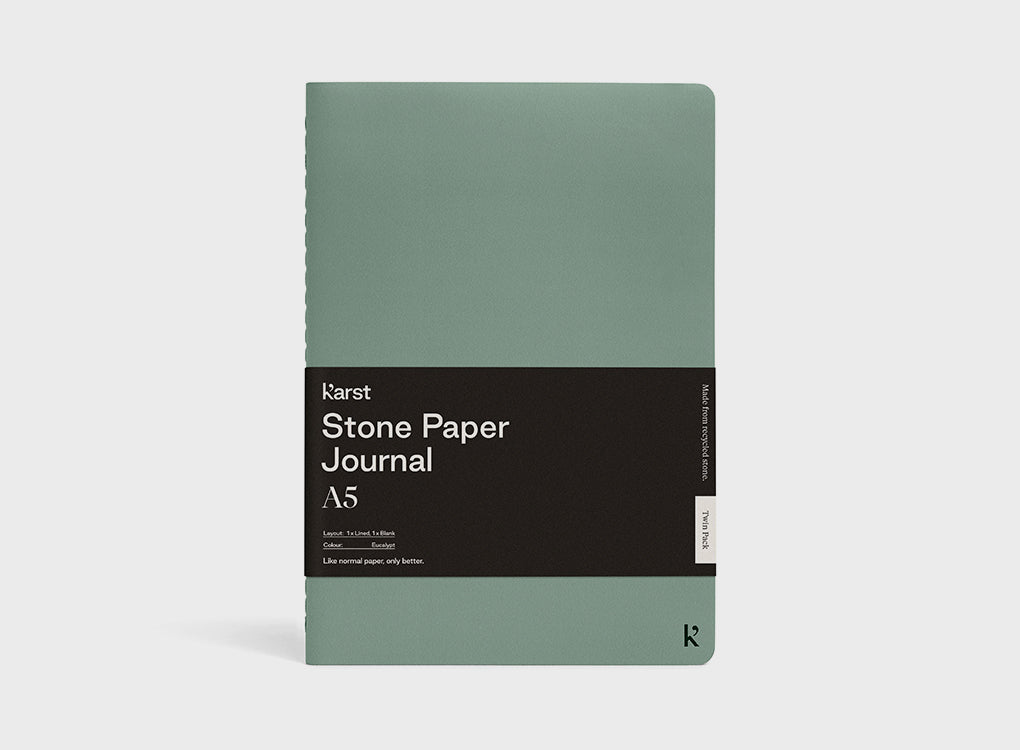 Karst a5 daily journal twin pack in eucalypt
