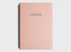 Goals Journal from MiGoals. Pink PU cover Journal with Goals Written on the front.
