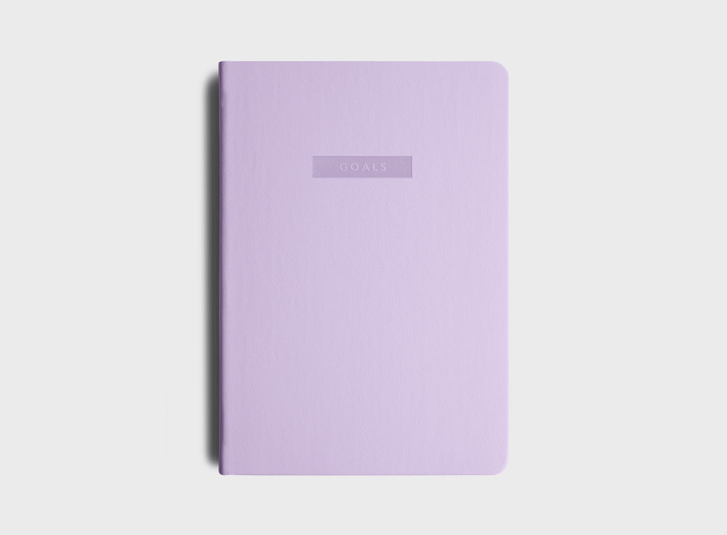 A5 Goals Journal by MiGoals in Lilac