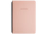 Progress Journal PU cover notebook by MiGoals in Soft Pink. Wholesale stationery.