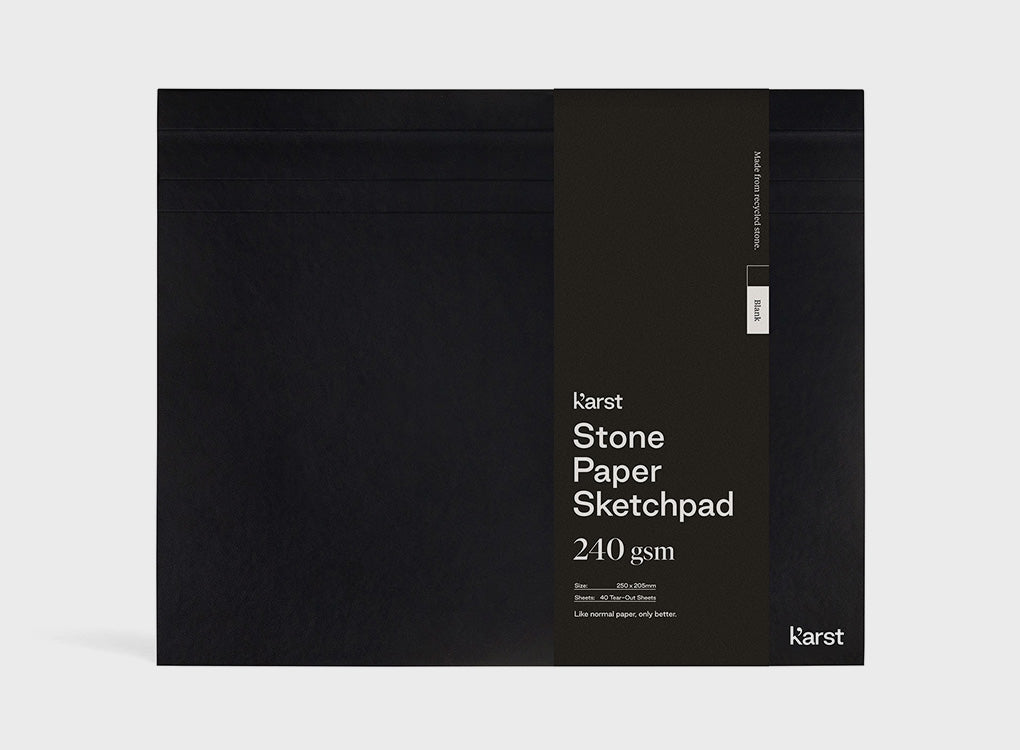 karst sketch pad with thick stone paper