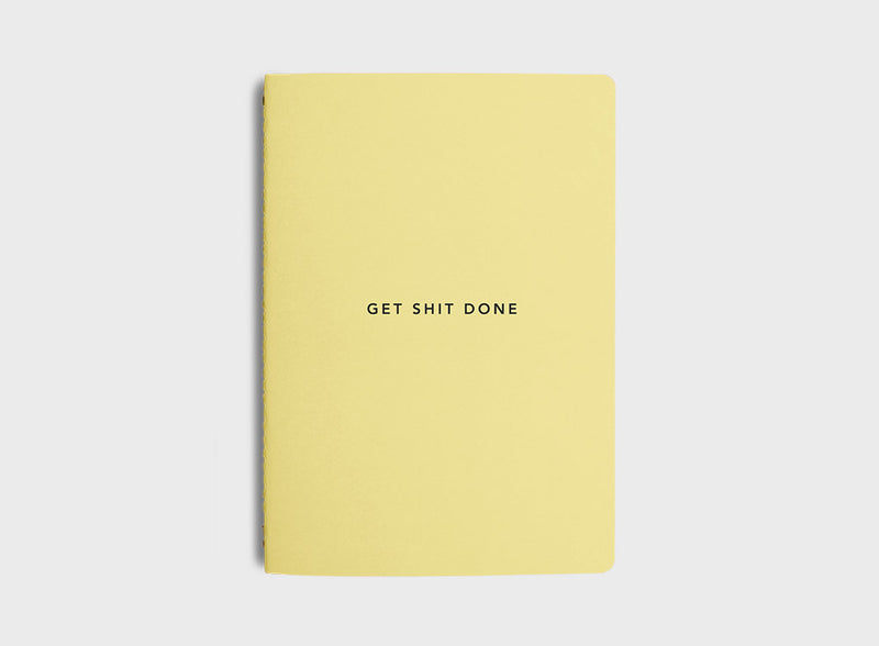 2023 New Colours  - Get Shit Done To-Do-List Notebook (RRP: £4.50-£6)
