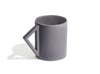 Aandersson Agnes Grey Coffee Cup with Triangle Handle