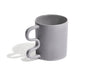 Aandersson Annika Grey Coffee Cup with Wave Handle