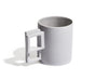 Aandersson Alfred Grey Coffee Cup with Square and Rectangle Shaped Handle